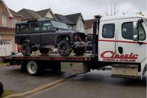 Overturned Vehicle Recovery in Toronto Ontario